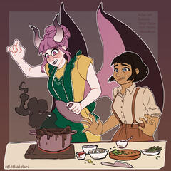 2 Character Flat Color